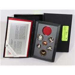 1989 CAN. PROOF SET $1-$.01 NO SILVER $1