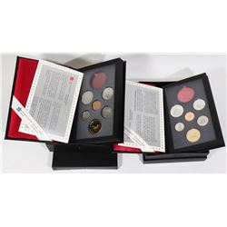 1990-91 CAN. PROOF SETS $1-$.01 NO SILVER $1