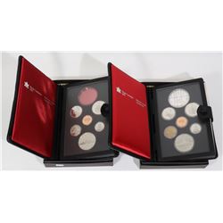 1982-83 CAN. PROOF SETS $1-$.01 NO SILVER $1