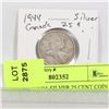 Image 1 : 1944 CANADA SILVER 25 CENT COIN