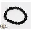 Image 1 : #232-RAINBOW BLACK OBSIDIAN BRACELET 8mm/ 7.5"