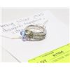 Image 1 : STERLING SILVER .925 GEM RING SIZE 7.25