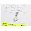 Image 1 : STERLING SILVER .925 PENDANT/CHAIN