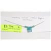 Image 1 : STERLING SILVER .925 BLUE TOPAZ NECKLACE