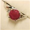 Image 6 : 10K WHITE GOLD BERMESS RUBY(2.25CT) DIAMOND(0.1CT)