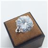 Image 2 : SILVER BIG CZ  RING (~SIZE 6)