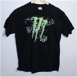 NEW FOX/ MONSTER T-SHIRT SIZE MEDIUM
