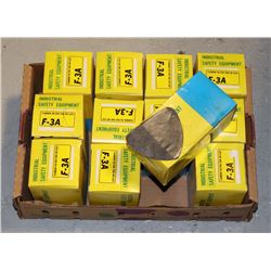 FLAT WITH 12 BOXES OF INDUSTRIAL SAFETY CARBON