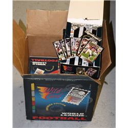 CASE OF WORLD LEAGUE FOOTBALL "WILD CARD" CARDS