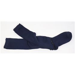 2 PAIRS OF LADIES KNEE HIGH SOCKS BLUE SZ 4-10