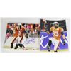 Image 1 : ANDREW HARRISS ADAM BIGHILL BC LIONS SINGED 8X10S
