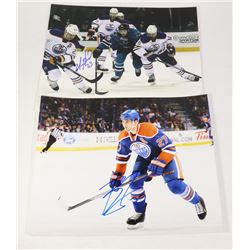 MATT HENDRICKS / BOYD GORDON AUTOGRAPHED 8X10S