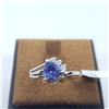Image 1 : 10K WHITE GOLD TANZANITE(0.95CT) DIAMOND