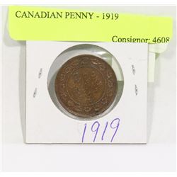 CANADIAN PENNY - 1919