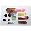Image 1 : 15)  LOT OF 13 NATURAL HEALING STONES