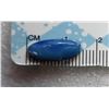 Image 1 : 6)  NATURAL ELONGATED OVAL BLUE OPAL