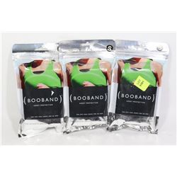 THREE BOOB BANDS SIZE SMALL