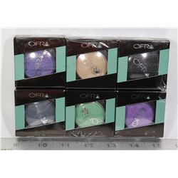 LOT OF 6 OFRA BLUSH AND EYESHADOW
