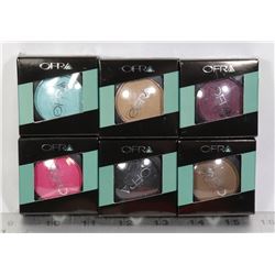 LOT OF 6 OFRA BLUSH AND EYESHADOW