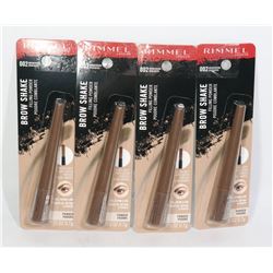 FOUR RIMMEL LONDON BROW SHAKE FILLING POWDER