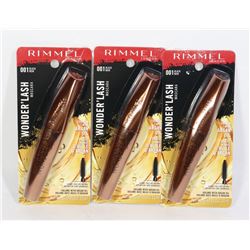 THREE RIMMEL LONDON WONDER' LASH MASCARA