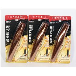 THREE RIMMEL LONDON WONDER' LASH MASCARA