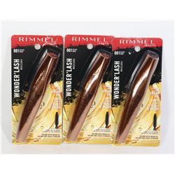 THREE RIMMEL LONDON WONDER' LASH MASCARA