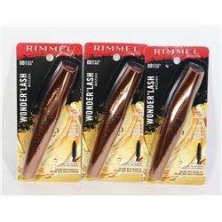 THREE RIMMEL LONDON WONDER' LASH MASCARA
