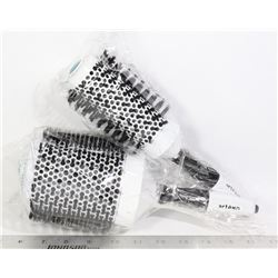 TWO ARTEGO ANTI STATIC HAIR BRUSHES