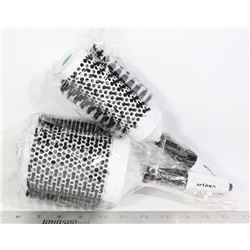 TWO ARTEGO ANTI STATIC HAIR BRUSHES