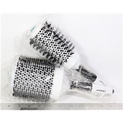 TWO ARTEGO ANTI STATIC HAIR BRUSHES