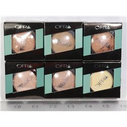 SIX OFRA EYE SHADOW AND BLUSH
