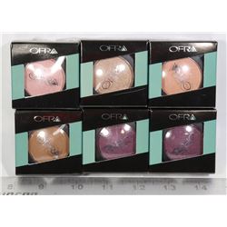 SIX OFRA EYE SHADOW AND BLUSH