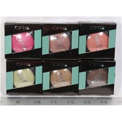 SIX OFRA EYE SHADOW AND BLUSH