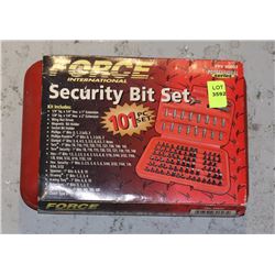 101PC SECURITY BIT SET