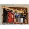 Image 1 : FLAT OF TOOLS INCLUDING DRILL BITS, HAMMERS,
