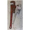 Image 1 : TWO PIPE WRENCHES (14" AND 18")