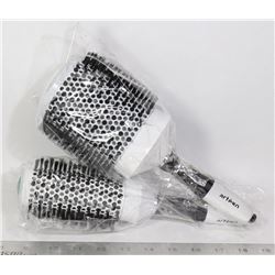 TWO ARTEGO ANTI STATIC HAIR BRUSHES