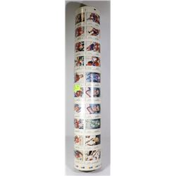 UNCUT HOCKEY CARD SHEET OF 1989 WHL HOCKEY