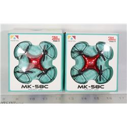 TWO MINI DRONES