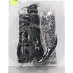 FOUR LED FLASHLIGHTS (BATTERIES NOT INCLUDED)
