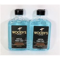 2PKG WOODYS FOR MEN MEGA FIRM GEL