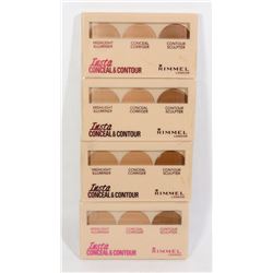 FOUR RIMMEL LONDON INSTA CONCEAL & CONTOUR SETS