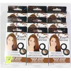 9 MEDIUM BROWN ROOT REVIVE TEMPORARY BRUSH IN