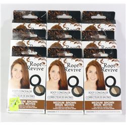 9 MEDIUM BROWN ROOT REVIVE TEMPORARY BRUSH IN