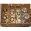 Image 1 : BOX OF 7 MILK BOTTLES AND 3 GEM JARS