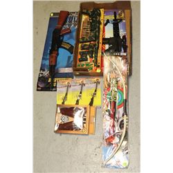 LARGE FLAT OF ASSORTED KIDS TOY GUNS