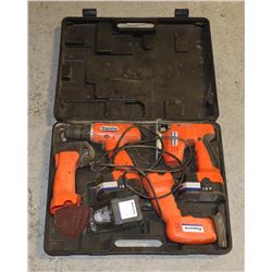 18V DAKOTA CORDLESS TOOL SET IN CASE