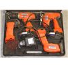 Image 2 : 18V DAKOTA CORDLESS TOOL SET IN CASE