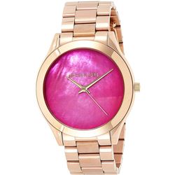NEW MICHAEL KORS PINK M-OF-PEARL DIAL MSRP $299